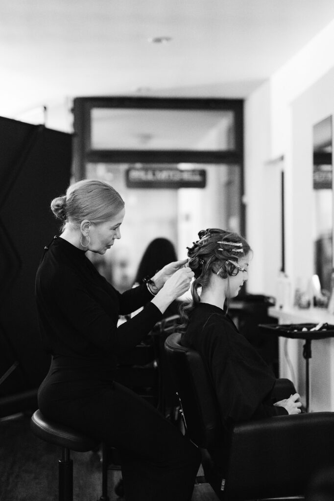 Getting Ready. Hair&Make Up Artist. im Haarwerk am Tegernsee.
